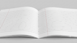 cahier 20 leaves plain lines 2