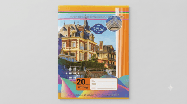 cahier 20 leaves writing 1