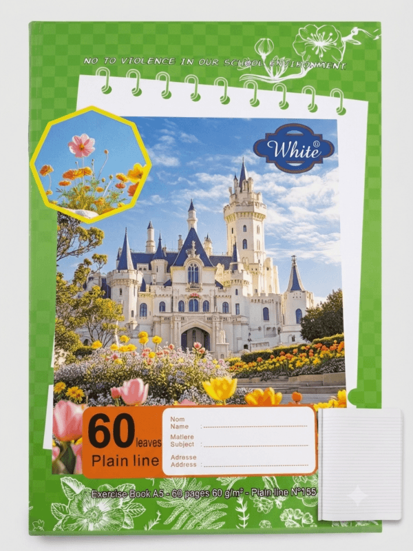 cahier 60 leaves pl